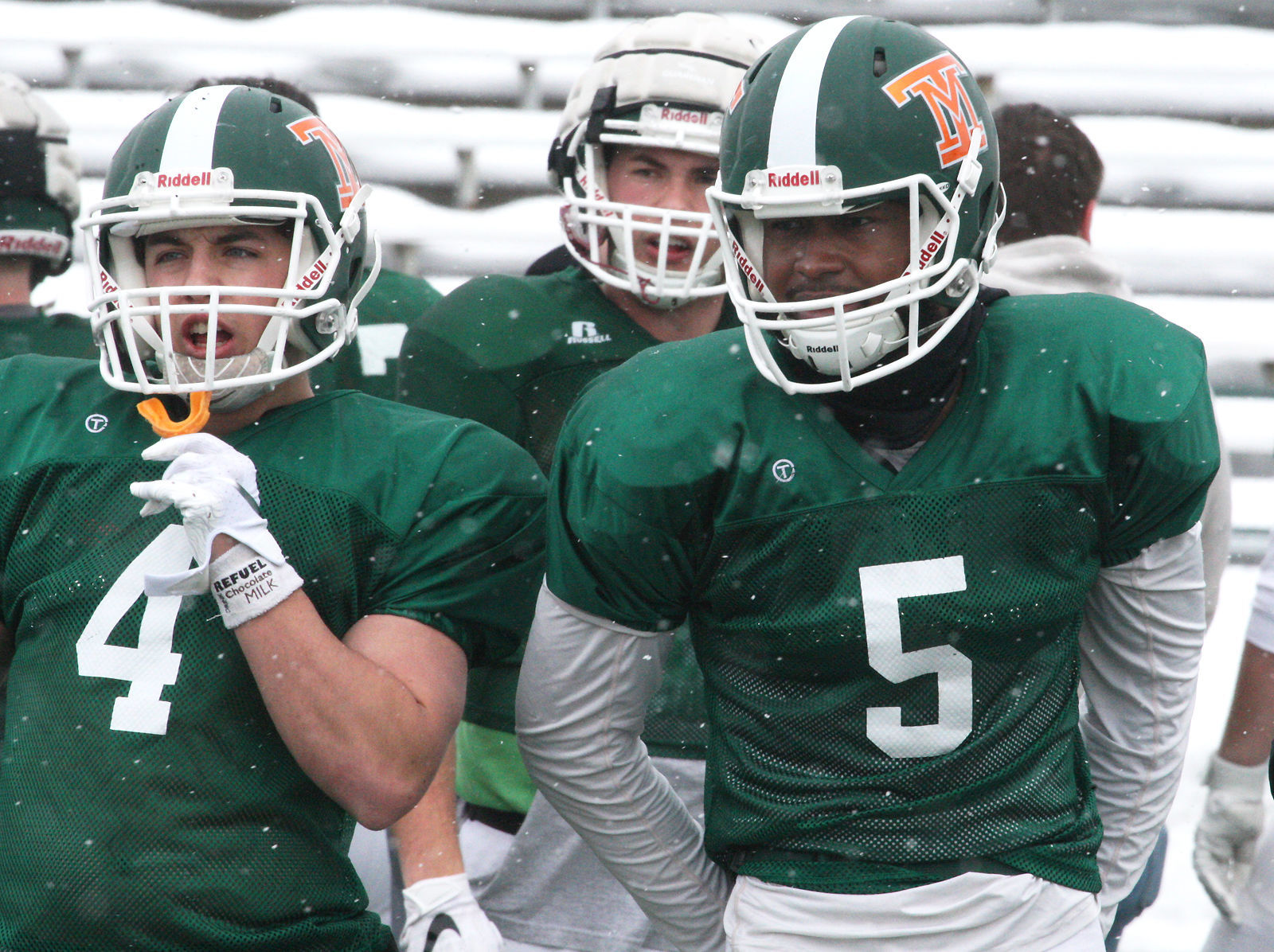 Tech Spring Football - Alec Steele and Ontario Johnson